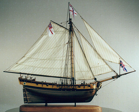 レゾリューション(H.M.S.Resolution) 帆船模型