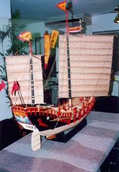 進貢船 帆船模型