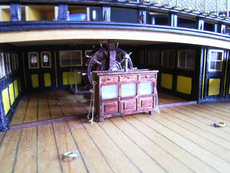ビナクル、舵輪(ship's wheel)